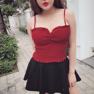 Áo 2 dây chun ngực