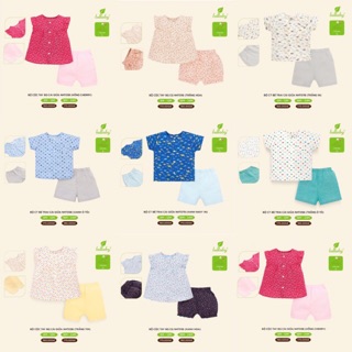 Lullaby bộ cộc tay lullaby mẫu mới nhất hè 2020 cho bé từ 3m đến 4y