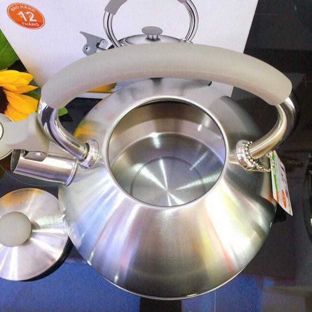 Ấm đun nước inox 304 Smartcook SM3374 2,5L bảo hành chính hãng 24 thang