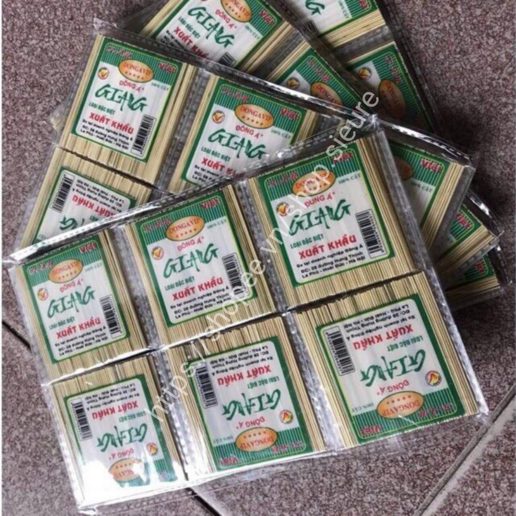 Set 5 Gói Tăm tre xỉa răng Giang Vip xuất khẩu đạt tiêu chuẩn