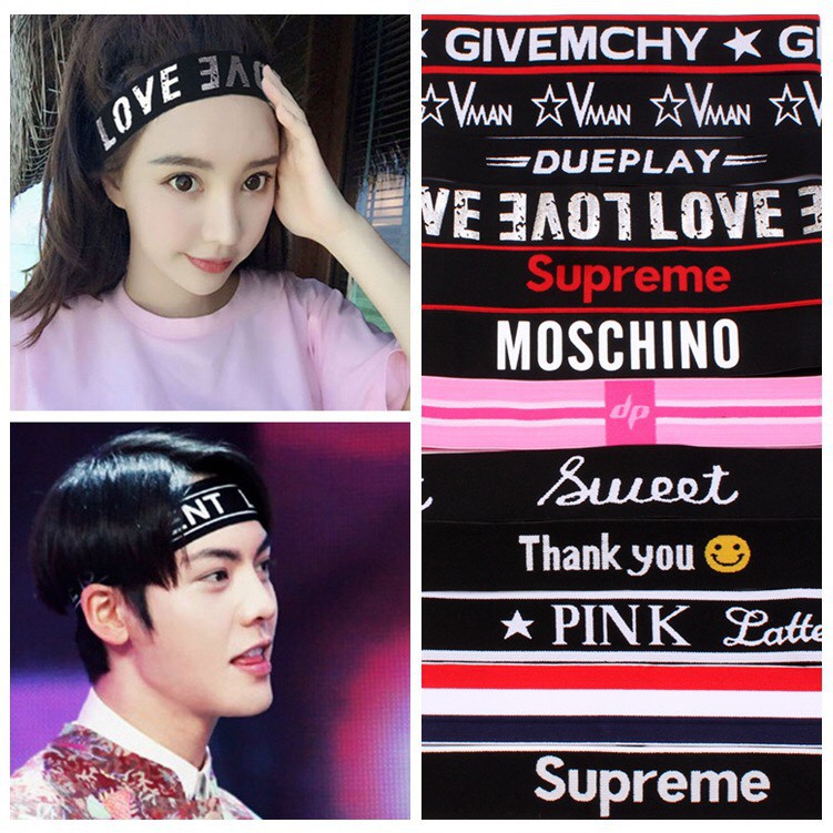 Băng đô thể thao Headband BTS thời trang nhiều mẫu lựa chọn