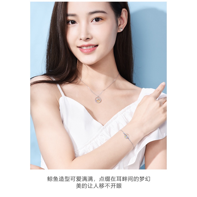 [Hàng Mới Về] Bông Tai Hình Cá Voi Nhỏ Thời Trang Mùa Hè Dành Cho Nữ