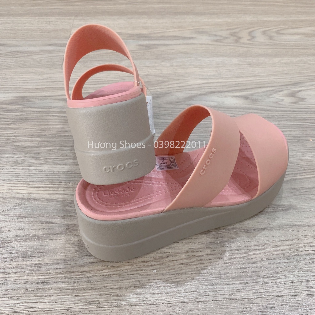 Dép lê quai ngang 7p Brooklyn màu hồng êm mềm nhẹ. đế ma sát cho nữ