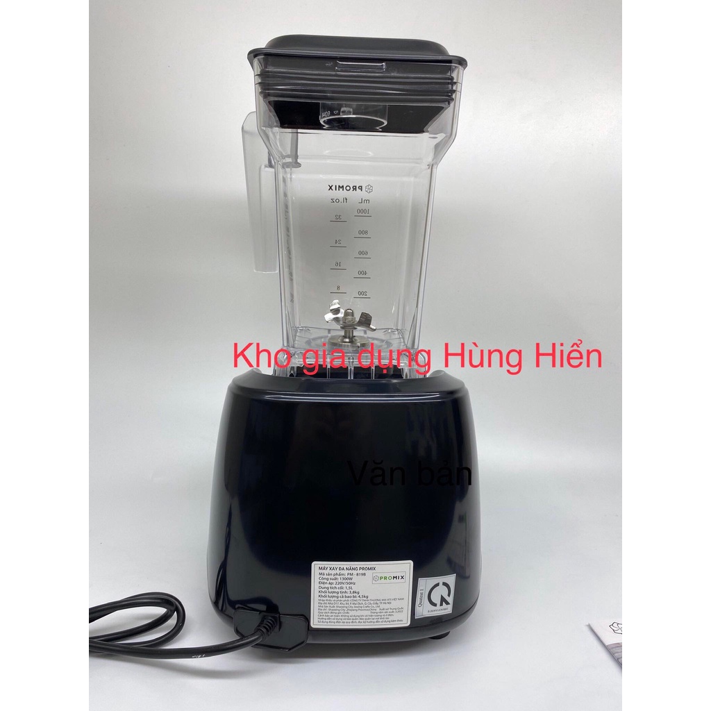 (Mã CHUTHI50 giảm 50K) Máy xay sinh tố công nghiệp PROMIX-PM–819B - Hàng chính hãng BH 36 tháng