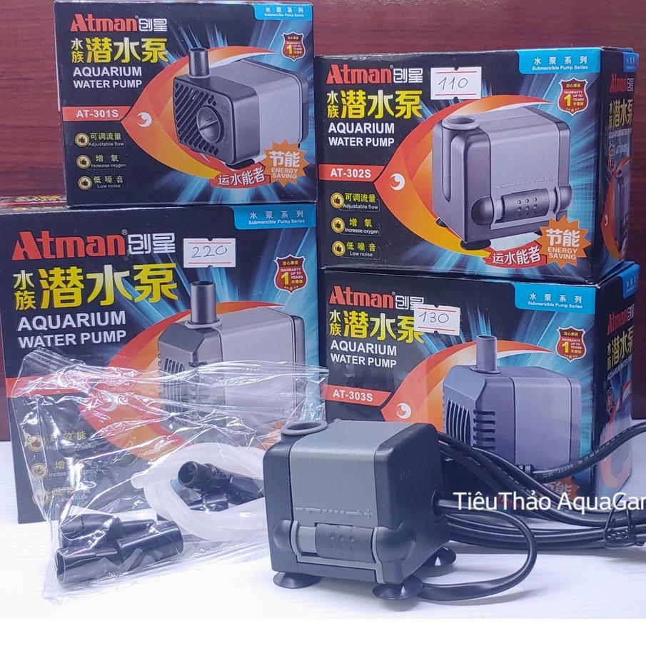 Bơm Tiết Kiệm Điện ATMAN AT-301s | 302s | 303s | 304s | 305s | 306s