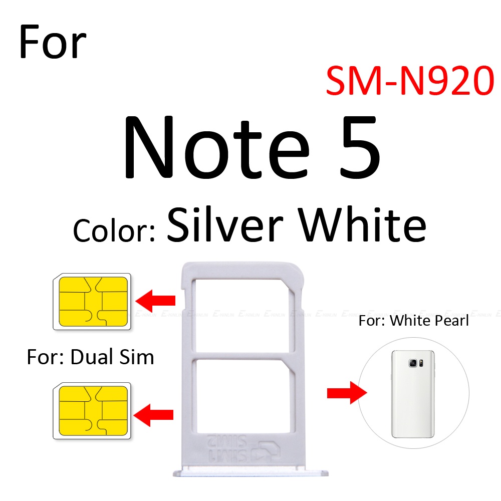 Khay Đựng Thẻ Sim Cho Samsung Galaxy Note 5 N920 Micro SD