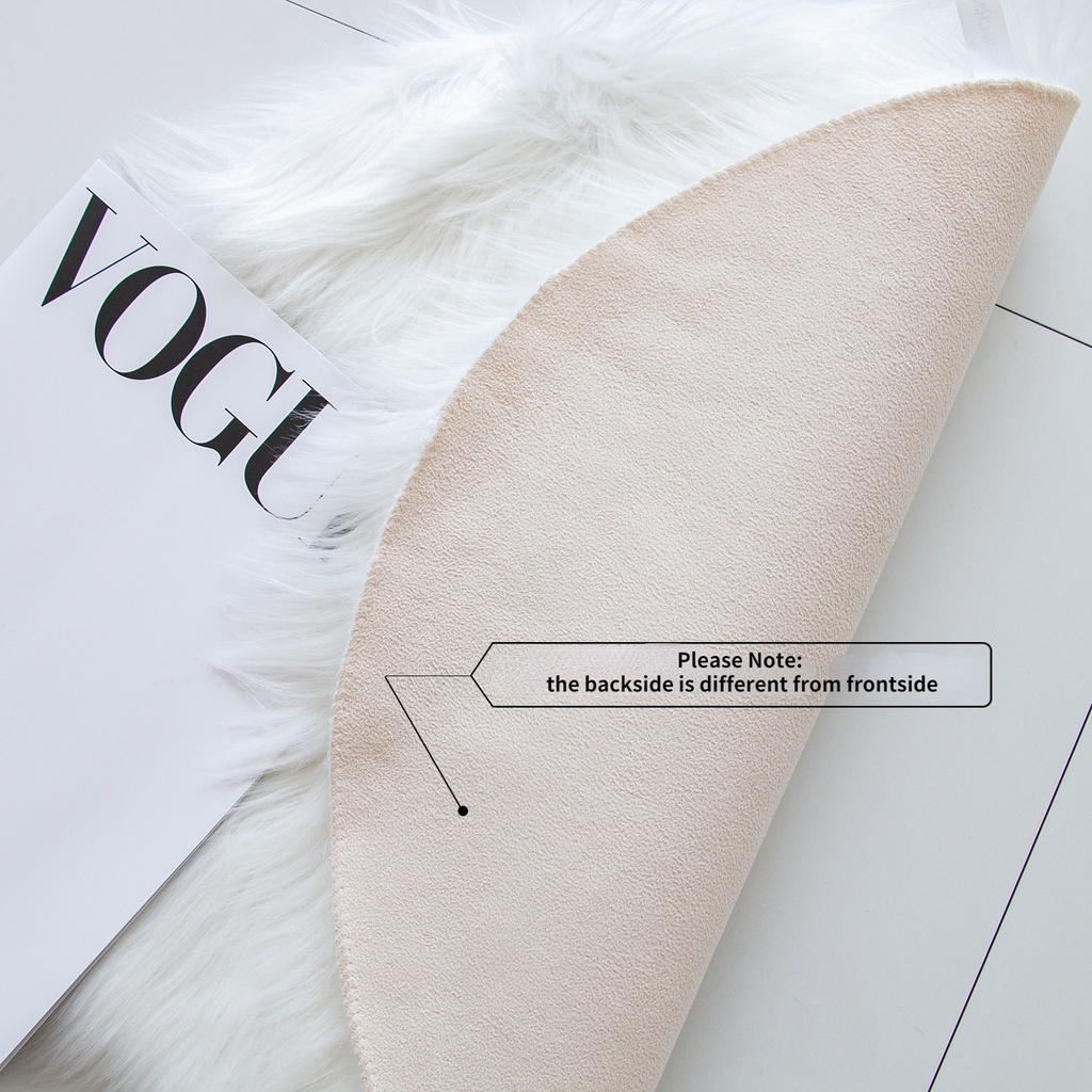 Thảm lông chụp ảnh nhiều màu trang trí spa