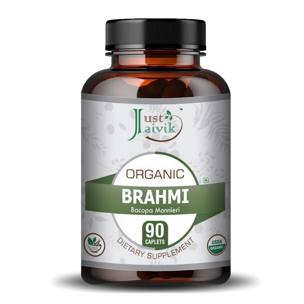 Just Jaivik Brahmi 750mg - Tăng cường trí nhớ, tuần hoàn máu não, giảm stress