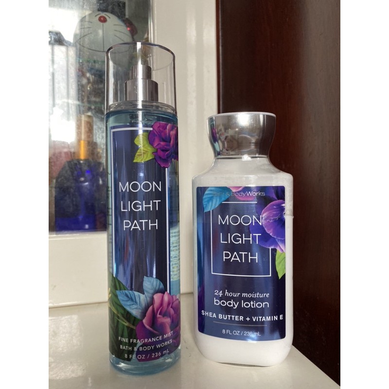 BILL US - Bộ sản phẩm Set 2 chai Moonlight path của Bath and body works fullsize 236ml | Thế Giới Skin Care