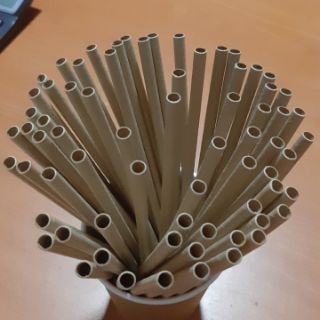 400 ống hút giấy màu nâu fi6