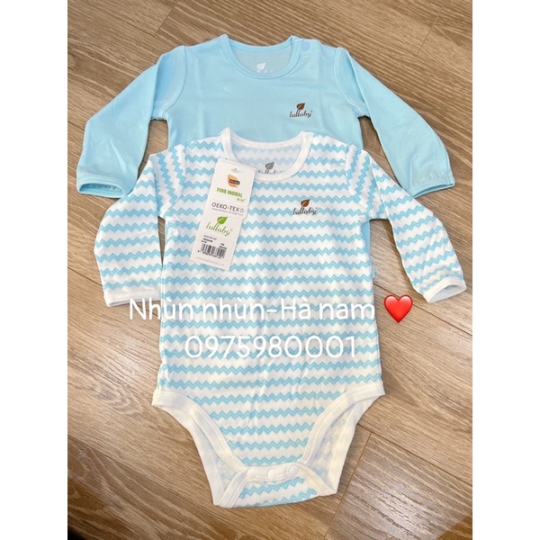 Bodysuit cộc tay/dài tay Lullaby chất sợi tre cao cấp mềm mịn thoáng mát cộc tay cho bé trai bé gái NB/6-9m