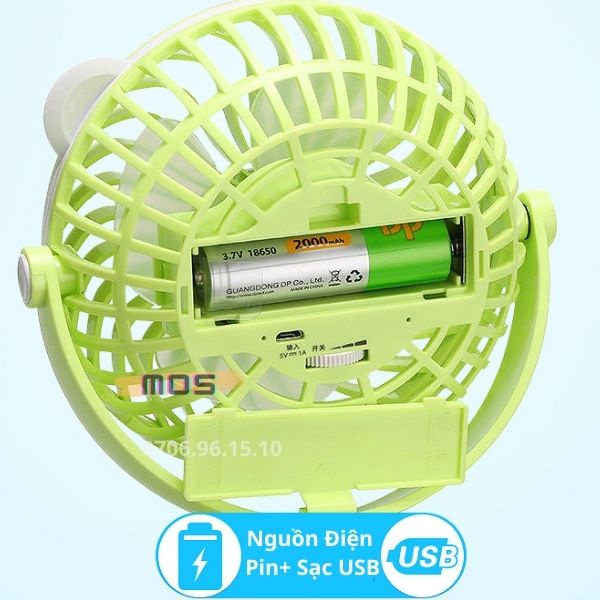 Quạt kẹp bàn mini (đa năng) DP-7608- Mos shop