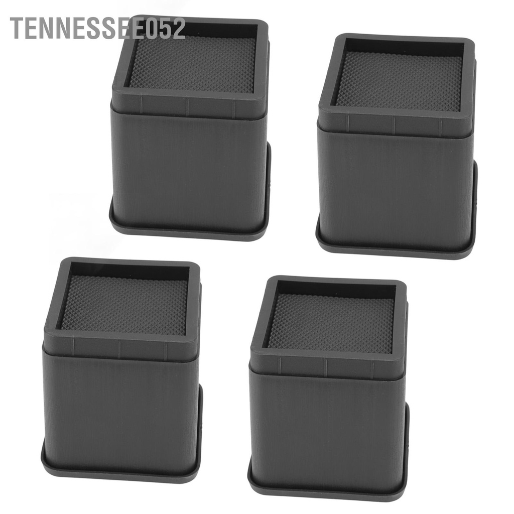 Tennessee052 4 cái Đồ nội thất có thể xếp chồng lên nhau và Rủi ro trên giường Chống trượt Đệm cao su nâng Riser cho Ghế sofa