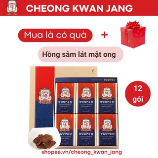 Hồng sâm lát tẩm mật ong KGC 12 gói x 20g- Cheong Kwan Jang - HONEYED KOREAN RED GINSENG SLICES 20g