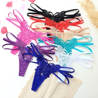 Quần lọt khe nữ hình bướm 3 dây sexy - chip ren thêu xì lit gợi cảm 9606