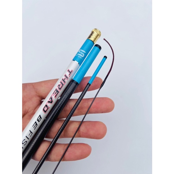 Cần câu tay Bạch Kinh Thiên 4H carbon chuẩn hãng - tặng kèm ngọn phụ + nhẫn(2 màu)