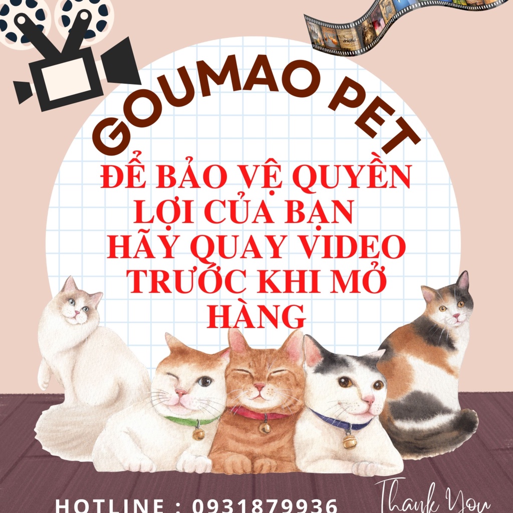 Ba lỗ mùa hè mẫu New dành cho chó mèo - thương hiệu GouMao
