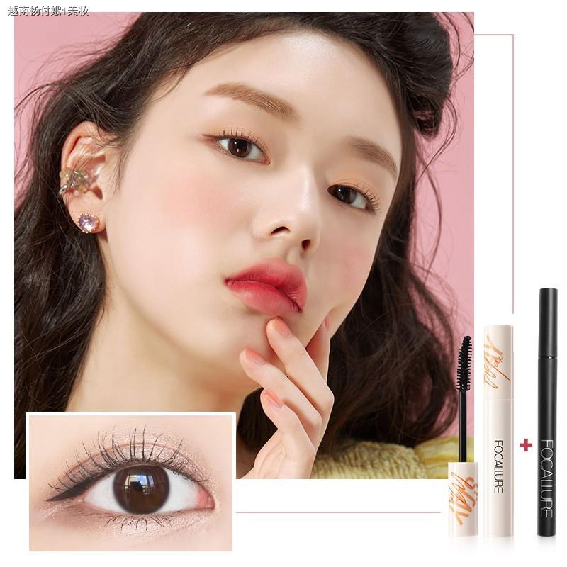 (Hàng Mới Về) Bộ Mỹ Phẩm Focallure Gồm Bút Kẻ Mắt + Mascara 36.4g Chống Nước