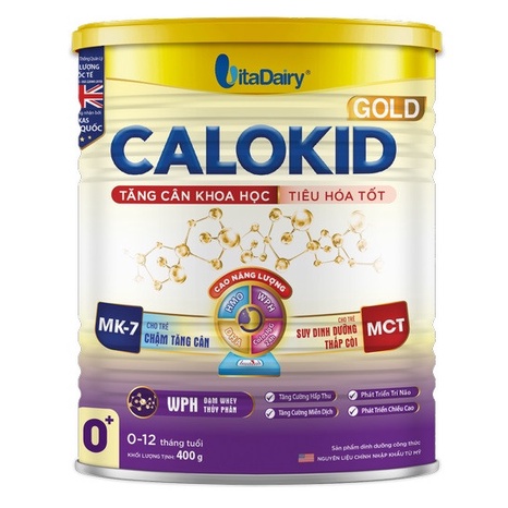 Sữa Bột Calokid Gold 0+ 900g/lon [Dành Cho Trẻ 0 - 12 tháng tuổi]