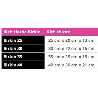 Lót túi HM Hermes Birkin (túi khác cùng kích thước dùng được)