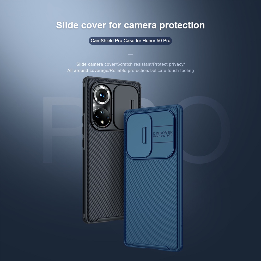Ốp điện thoại NILLKIN chống sốc bằng TPU PC nắp trượt bảo vệ thích hợp cho Honor 50 Pro / 50 SE
