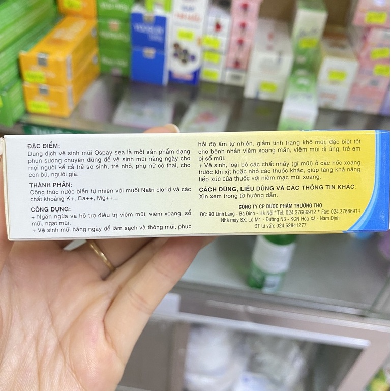 Xịt Ospay Baby, Ospay NL lọ 15ml