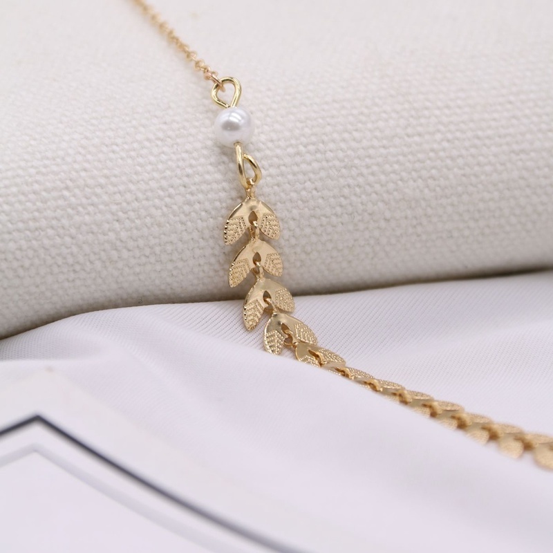 Vòng cổ xỏ hạt ngọc trai giả thời trang sang trọng cho nữ 210807