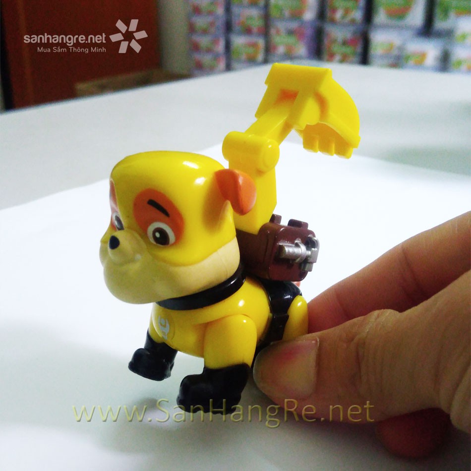 Chó bay Paw Patrol Rubble ( không có hộp )