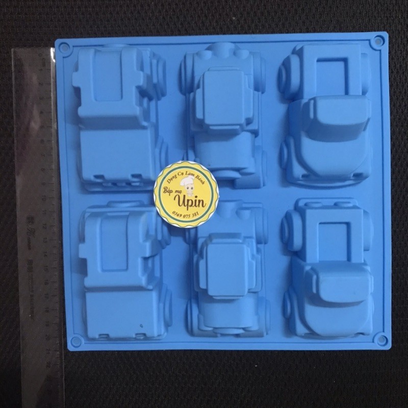 Khuôn silicon hình xe ô tô làm thạch rau câu, pudding, mousse
