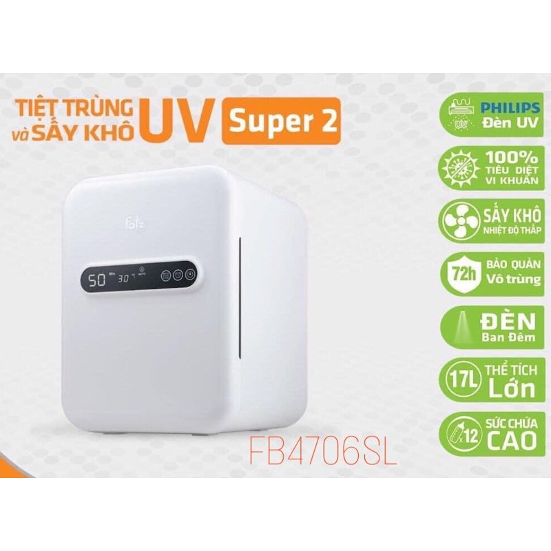 Máy tiệt trùng sấy khô UV Fatz baby FB4706SL