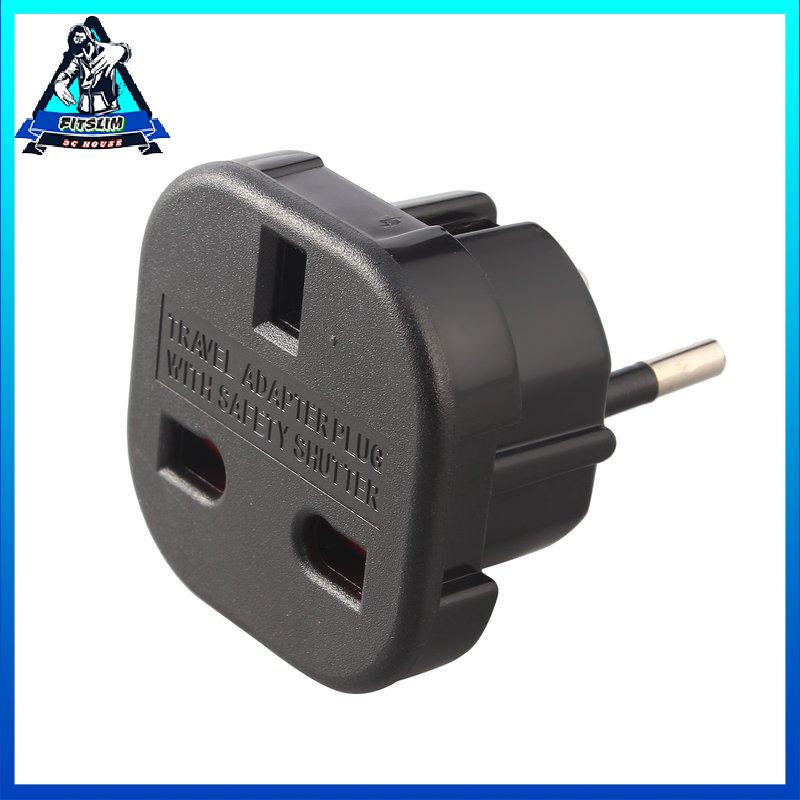 [Fitslim] Universal UK to EU AC Power Travel Plug Adapter Socket Converter 10A/16A 240V