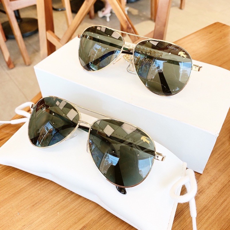 KÍNH NAM NỮ LACOS FORM BẦU VỚI 3 màu đen,vàng xanh,trà TRÒNG POLARIZED CHỐNG TIA UV BẢO VỆ MẮT TUYỆT ĐỐI