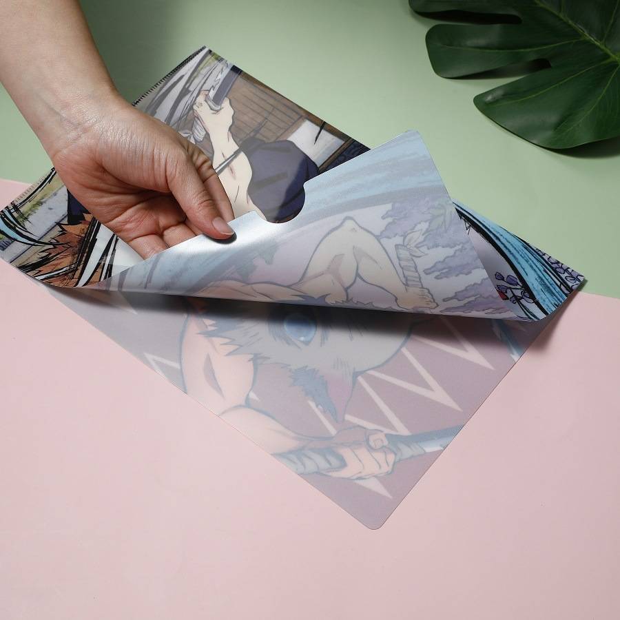 Túi đựng tài liệu A4 Demon Slayer Kimetsu no Yaiba Kawaii Document Bag Waterproof File Folder Anime Document Bag Office Stationery Storages Supplies Kids stationery gifts