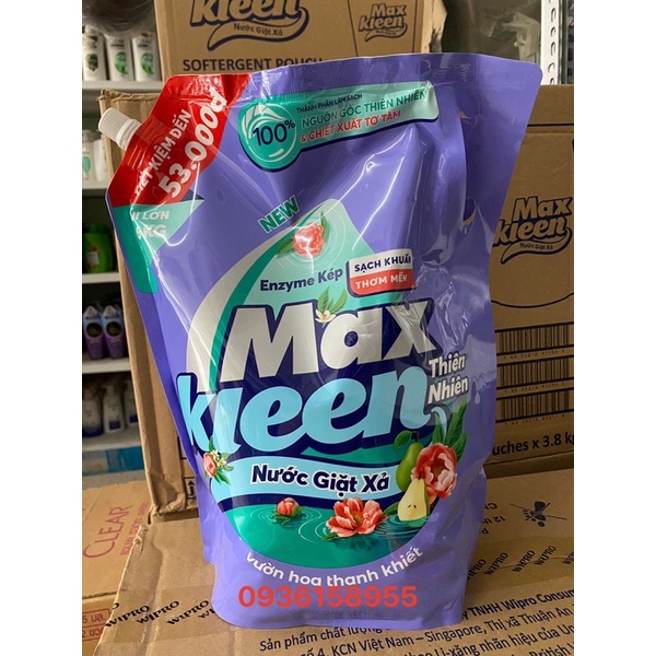 nước giặt MaxKleen vườn hoa thanh khiết 3,6kg