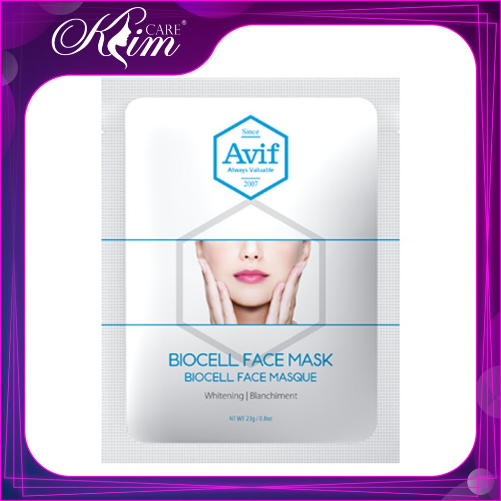 Mặt Nạ Nước Dừa Tươi Vượt Trội BIOCELL WHITENING FACE MASK