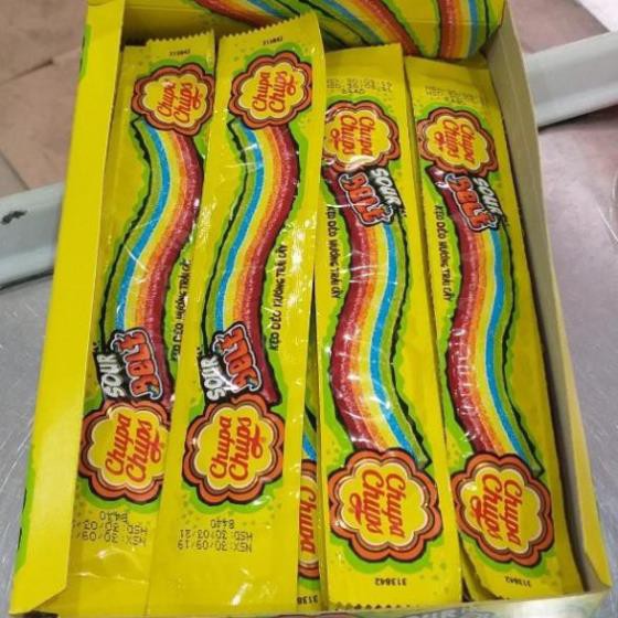 Kẹo dẻo chupa chups cầu vồng hương trái cây