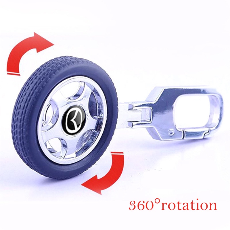 Móc Khóa Kim Loại Hình Logo Xe Mazda