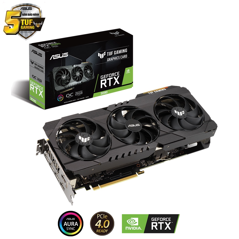 Card đồ họa ASUS TUF RTX3090 O24G GAMING