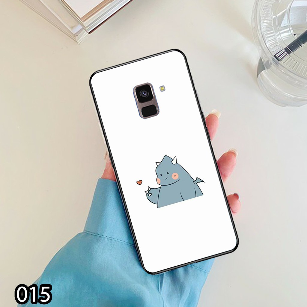 Ốp lưng Samsung A6 2018/A6 Plus/A8 2018/A8 Plus in hình  Dino Cute siêu đẹp, độc, lạ_KINGSTORE.HN_Ốp SS A6/A6P/A8/A8P