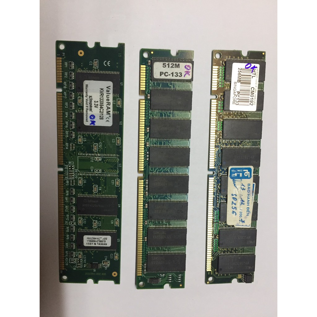 [Mã 159ELSALE hoàn 7% đơn 300K] SDRam bộ nhớ sdram 512M pc133