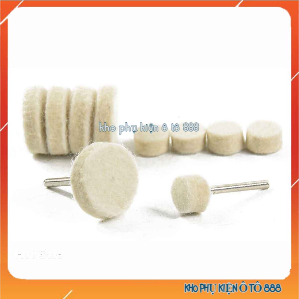 Hộp dụng cụ 76 chi tiết đầu len đánh bóng đa năng trục lắp 3.2mm