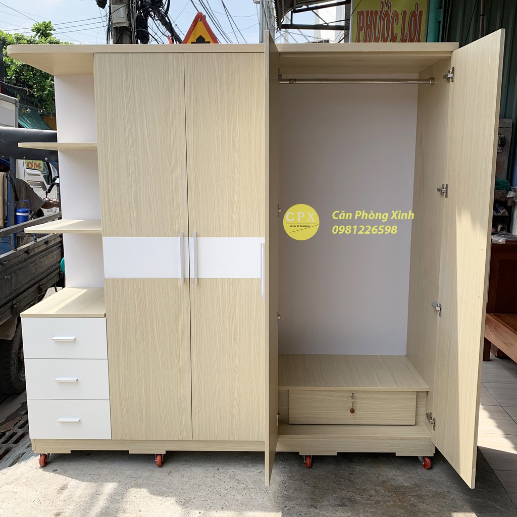Tủ áo có kệ hộc hiện đại CPX-T14 | BigBuy360 - bigbuy360.vn