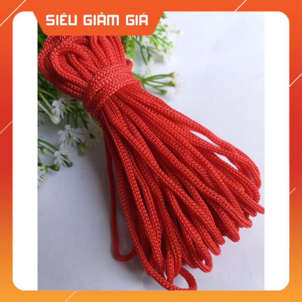 [siêu sale] 10 MET DÂY DÙ 3MM,DÂY LÀM VÒNG LOẠI 1, LÀM MÓC KHÓA,TẾT VÒNG HANDMADE, LÀM VÒNG ĐÔI, NHÓM