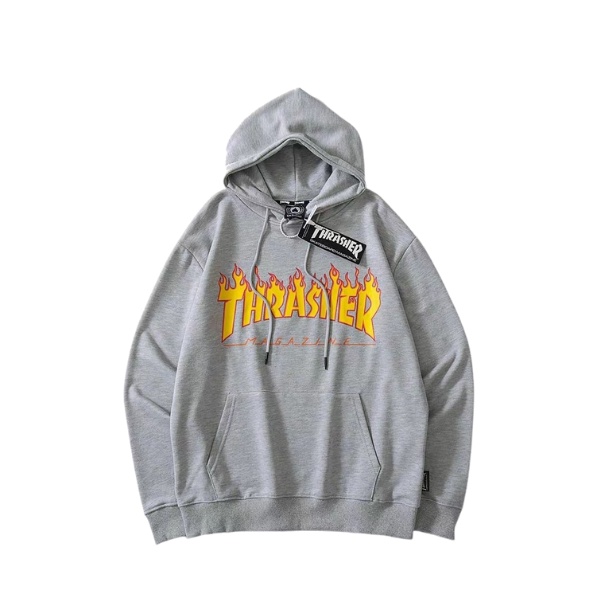 Hoodie Thrasher nỉ bông cotton cao cấp Unisex