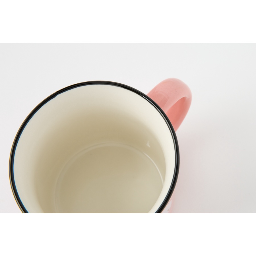 Cốc Tay Cầm ARTBOX Hàn Quốc Màu Hồng Dễ Thương Hình Nhân Vật Bichon