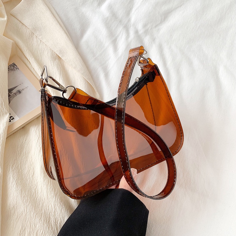 Túi Xách Jelly Trong Suốt Nhỏ Xinh Thời Trang Hàn Quốc Cho Nữ