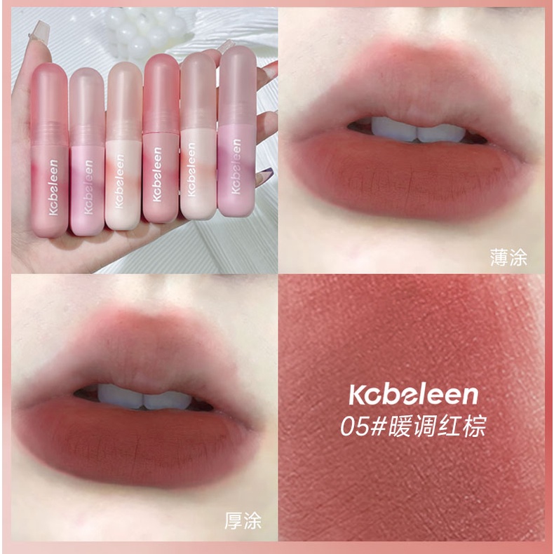 KOBELEEN MAFFICK Son Môi Màu Nhung Lì Lâu Trôi Không Phai Màu