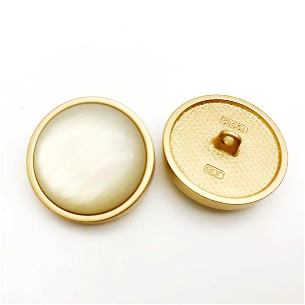 10 cái / lốc Nút ngọc trai vàng cổ điển cho quần áo Áo khoác thời trang Nút áo khoác Nút chụp sang trọng cho quần áo Nút phụ kiện may