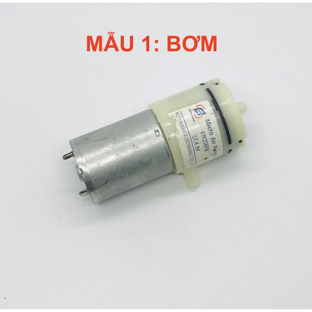 Máy bơm khí nén khí bơm oxy mini 3V - 6V motor 370 - LK0315