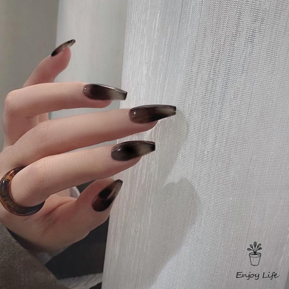 Set 24 móng tay giả trang trí nghệ thuật có thể tháo rời
